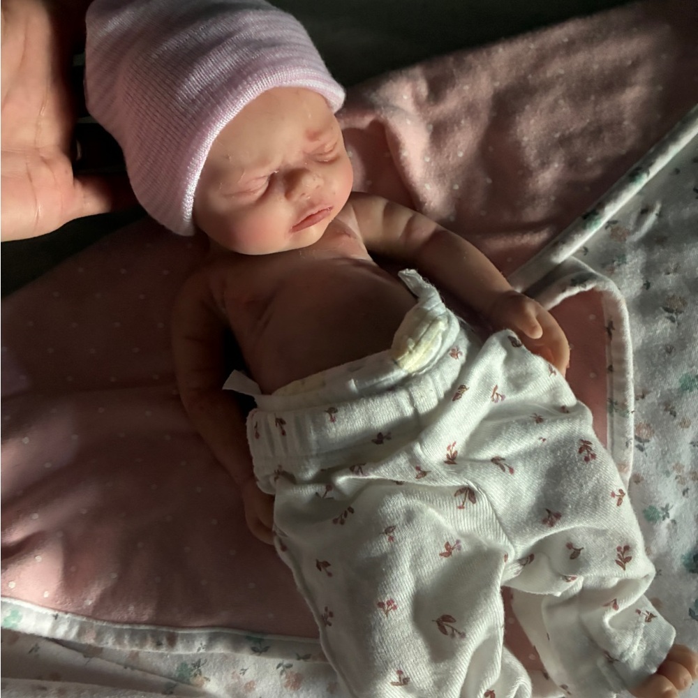 13” full body silicone premie baby doll
